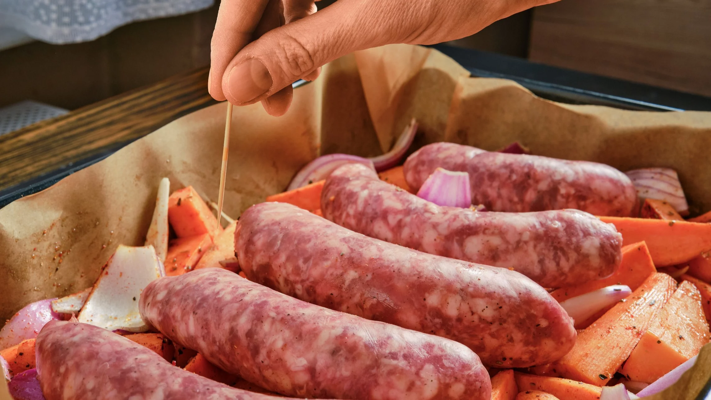 Surowa kiełbasa