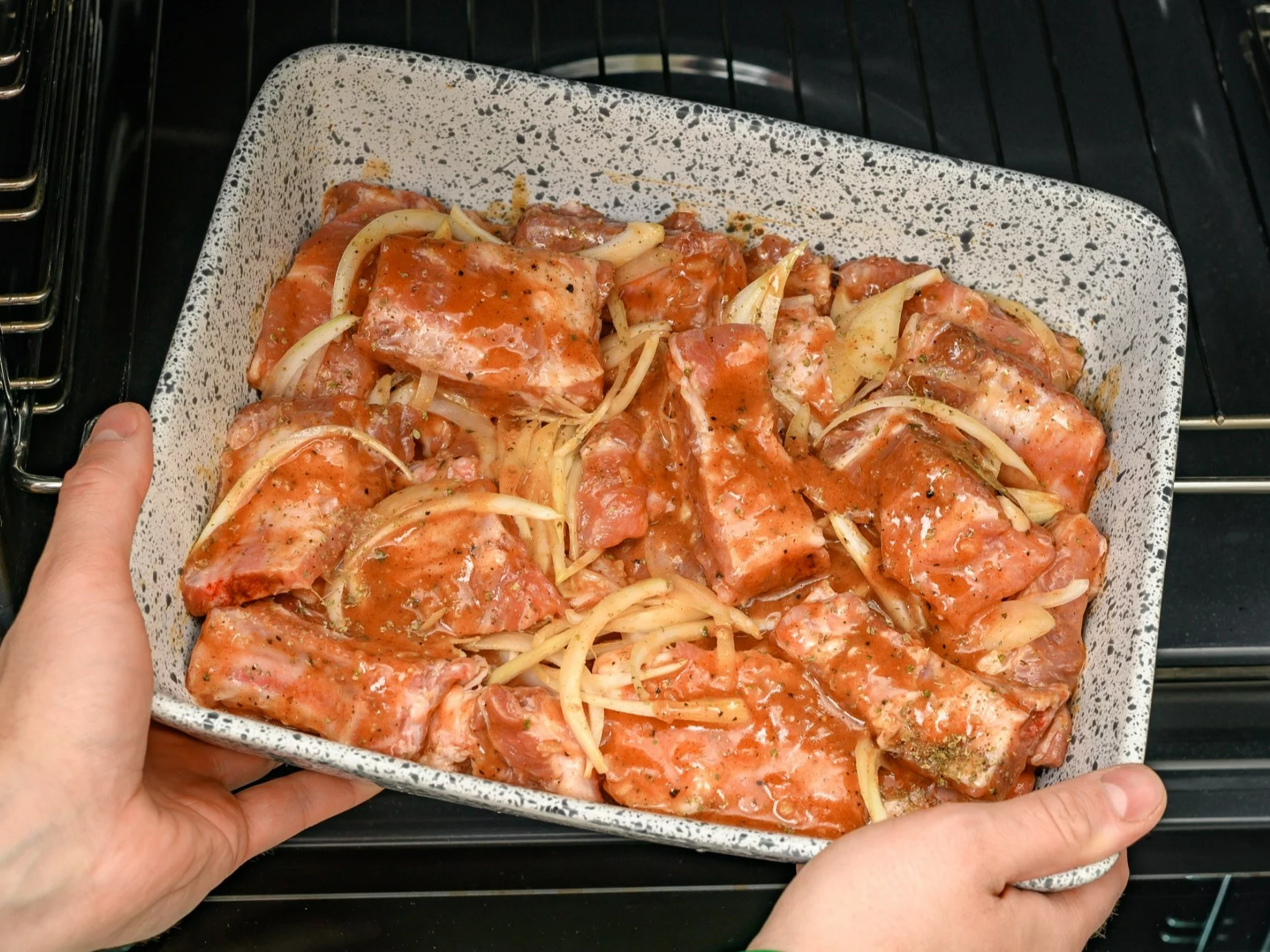 Żeberka w marynacie