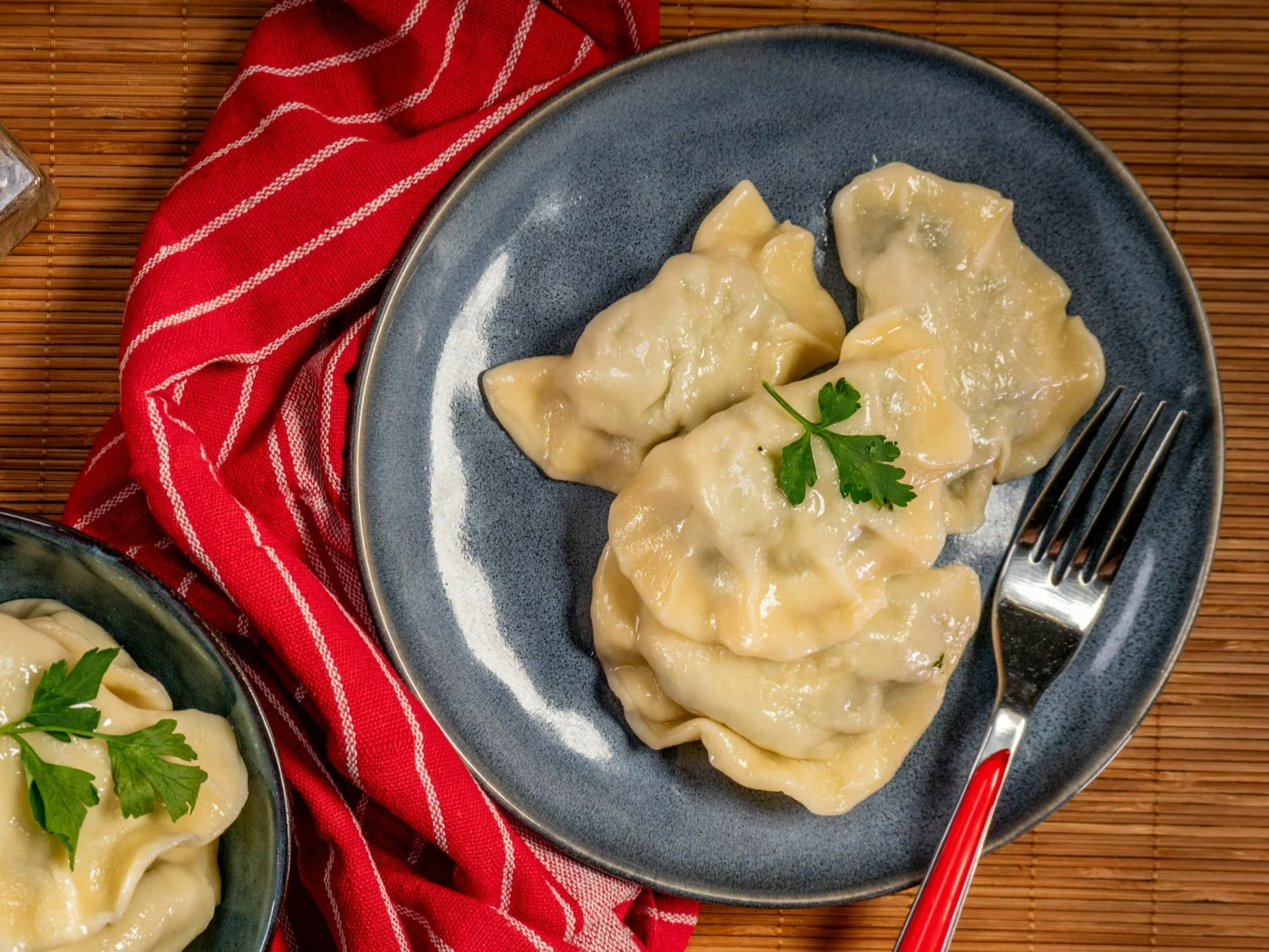 Pierogi z botwinką
