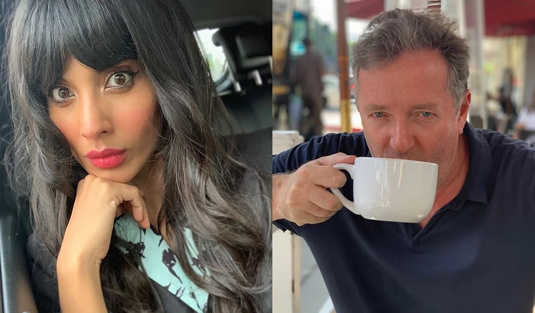 Jameela Jamil, Piers Morgan