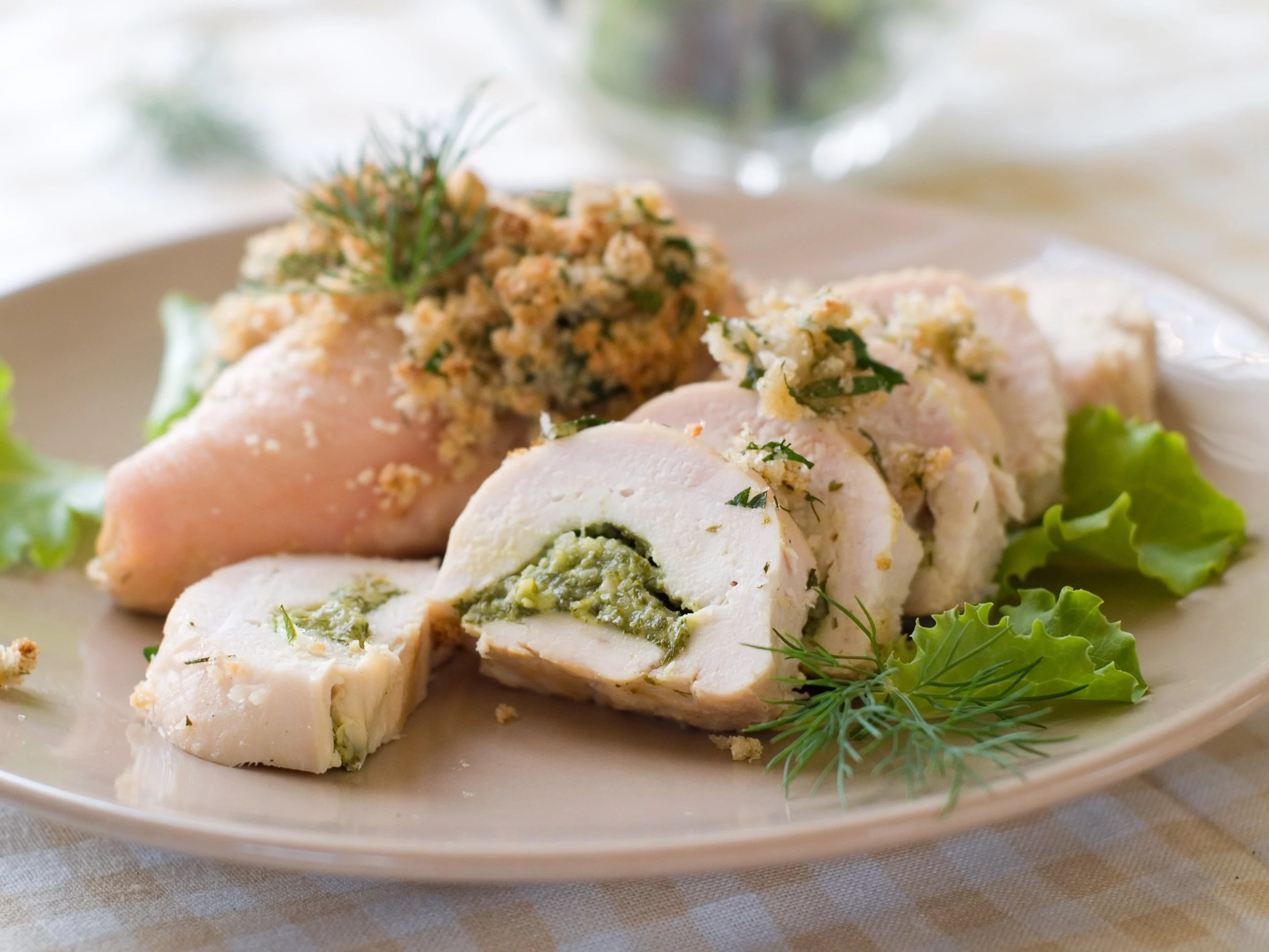 Kurczak faszerowany pesto