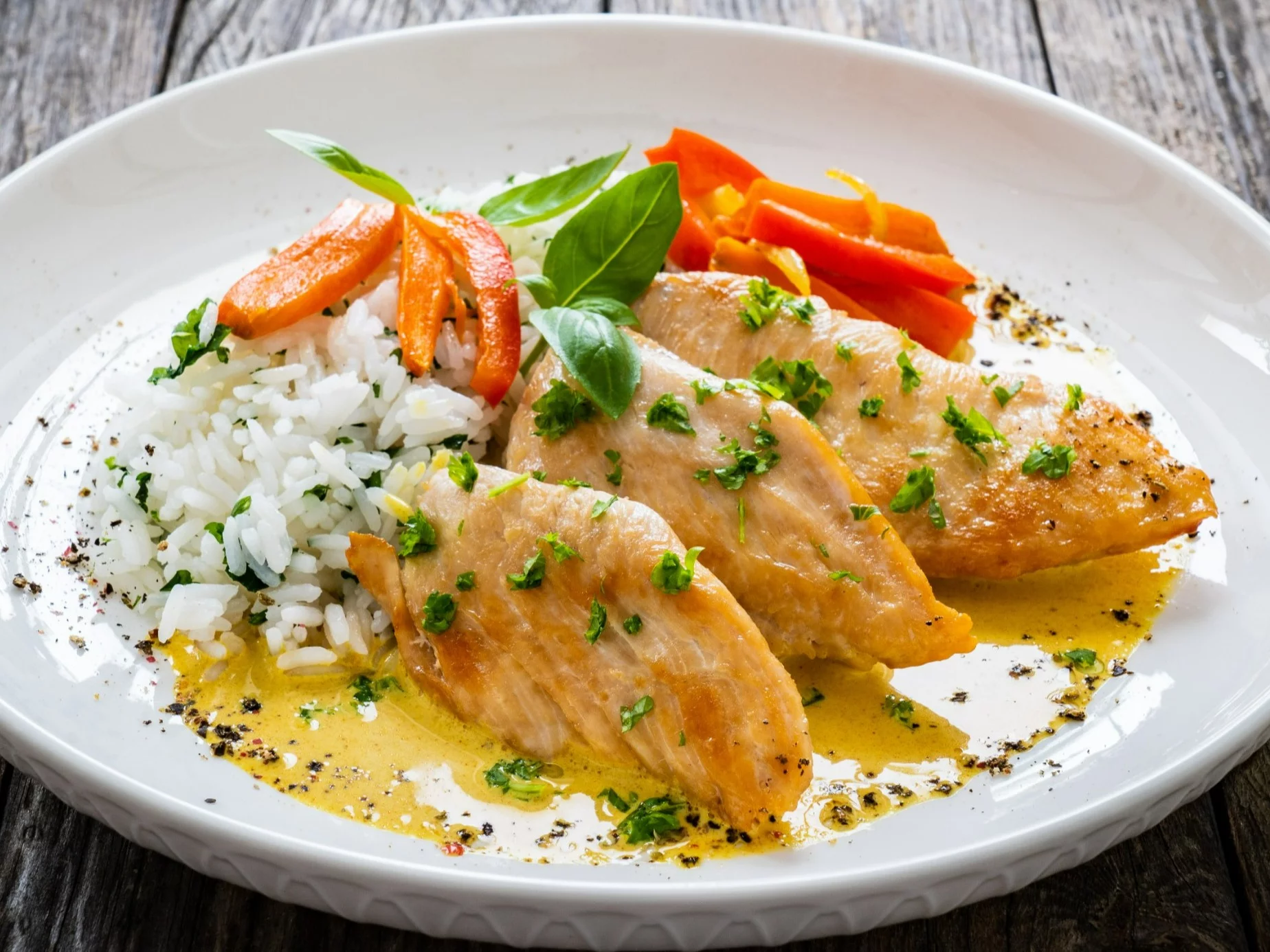 Kurczak w sosie curry