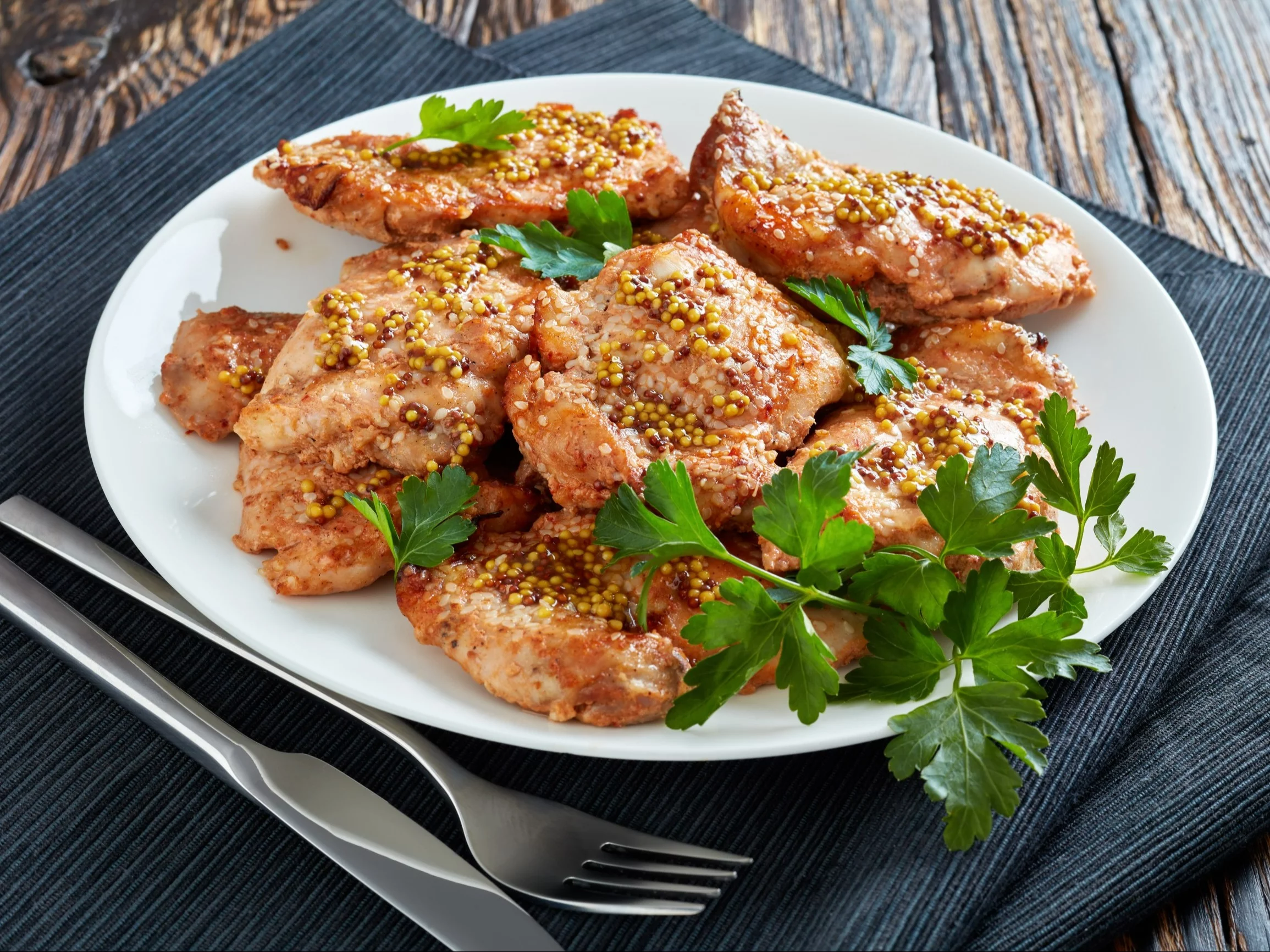 Kurczak w keczupie i musztardzie