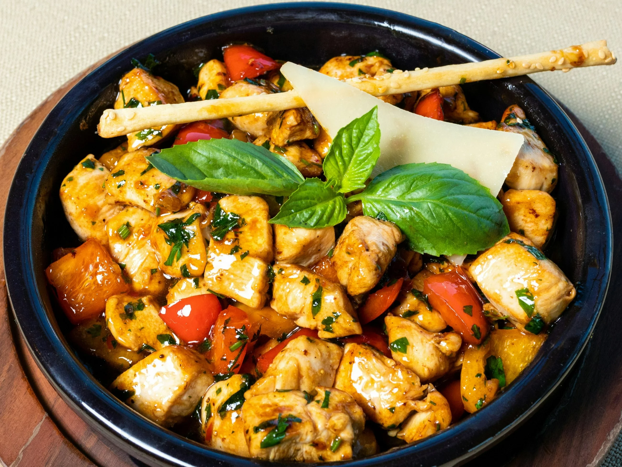 Pierś z kurczaka w sosie curry