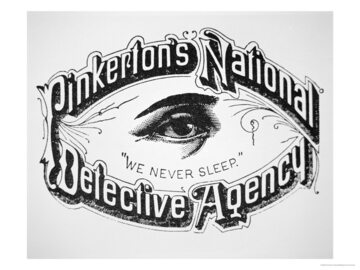 Pierwotne logo Agencji Pinkertona