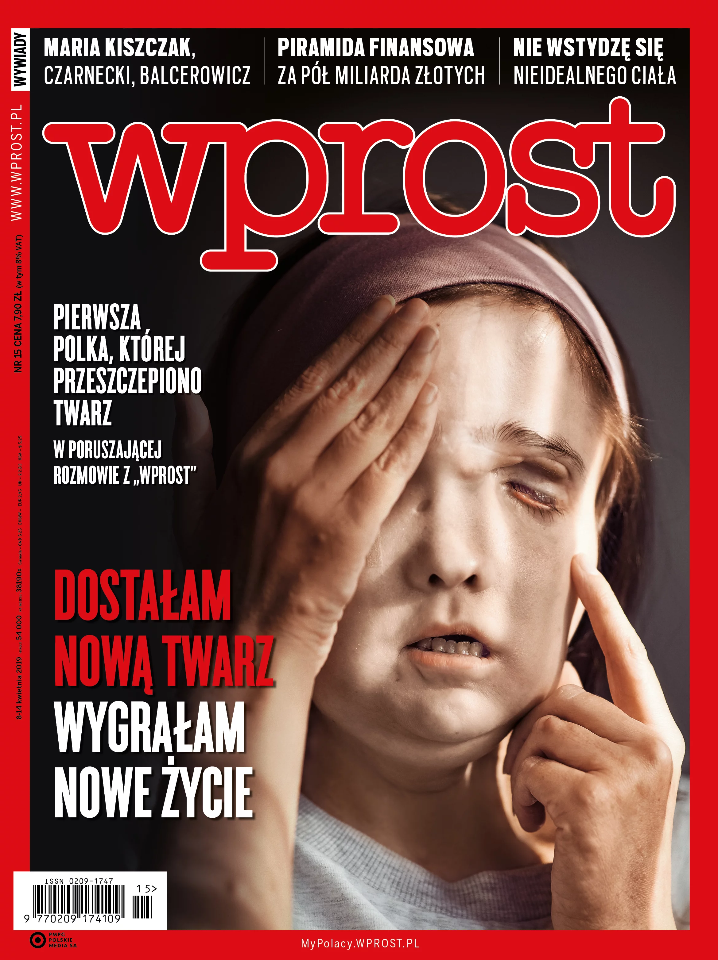 Okładka "Wprost" nr 15/2019