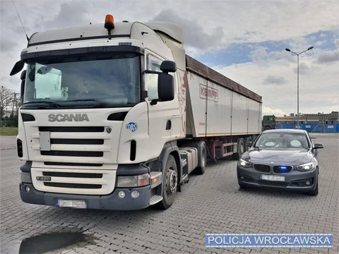 Pijany kierowca TIR-a miał 2 promile