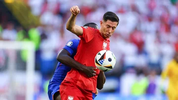 Piłkarz reprezentacji Polski Robert Lewandowski