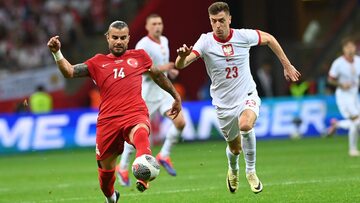 Piłkarze reprezentacji Polski i Turcji