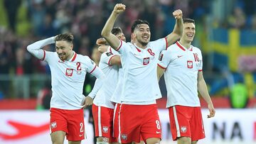 Piłkarze reprezentacji Polski po meczu ze Szwecją