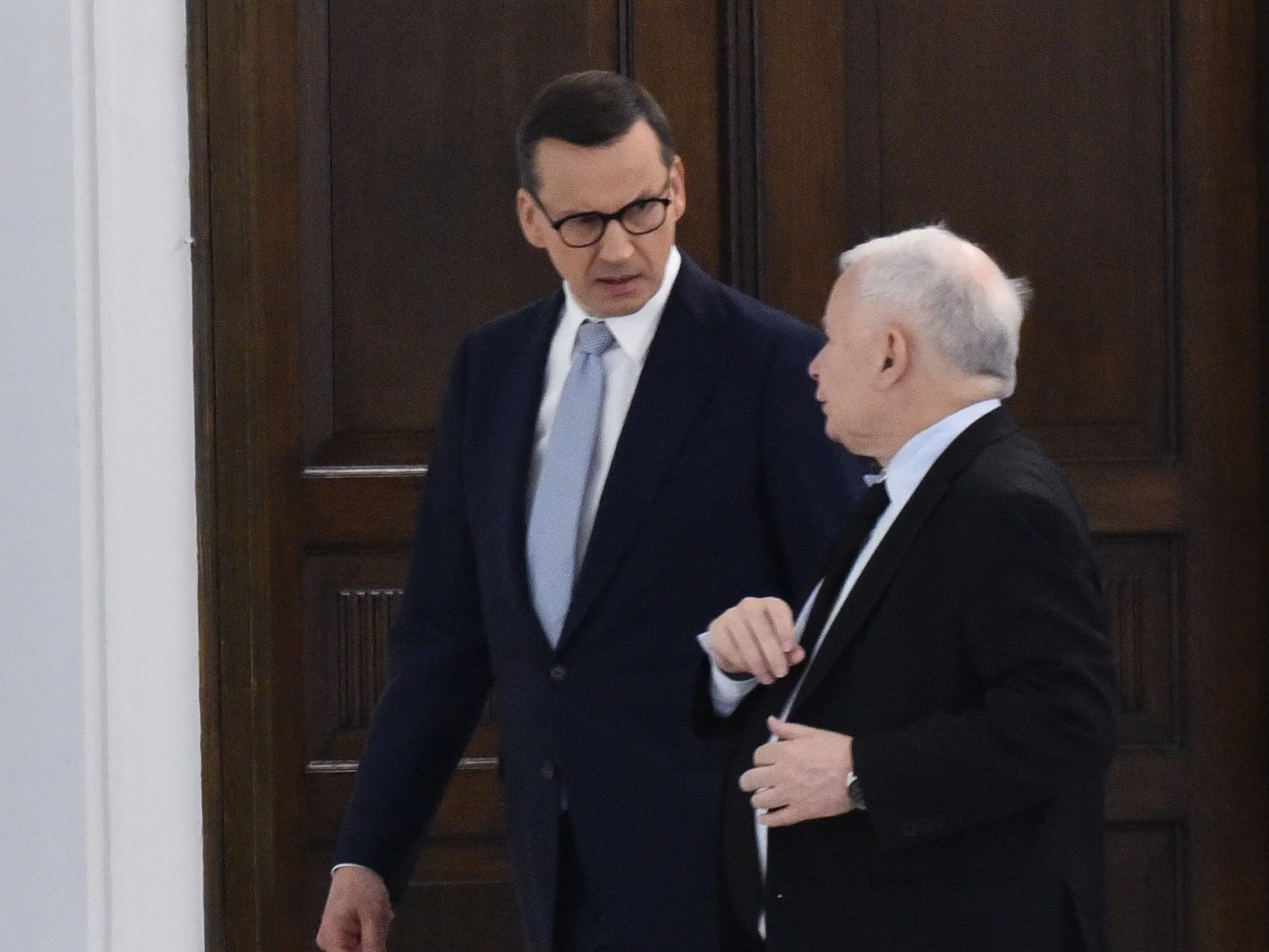 Mateusz Morawiecki i Jarosław Kaczyński