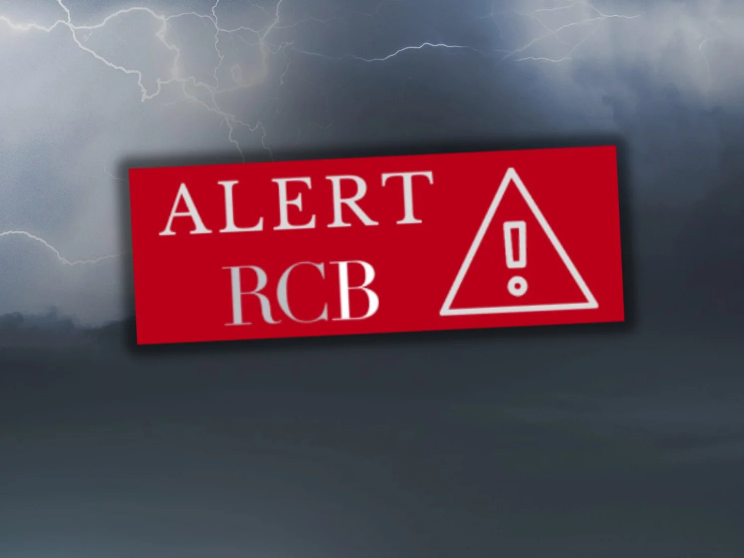 Burza, alert RCB – zdjęcie ilustracyjne