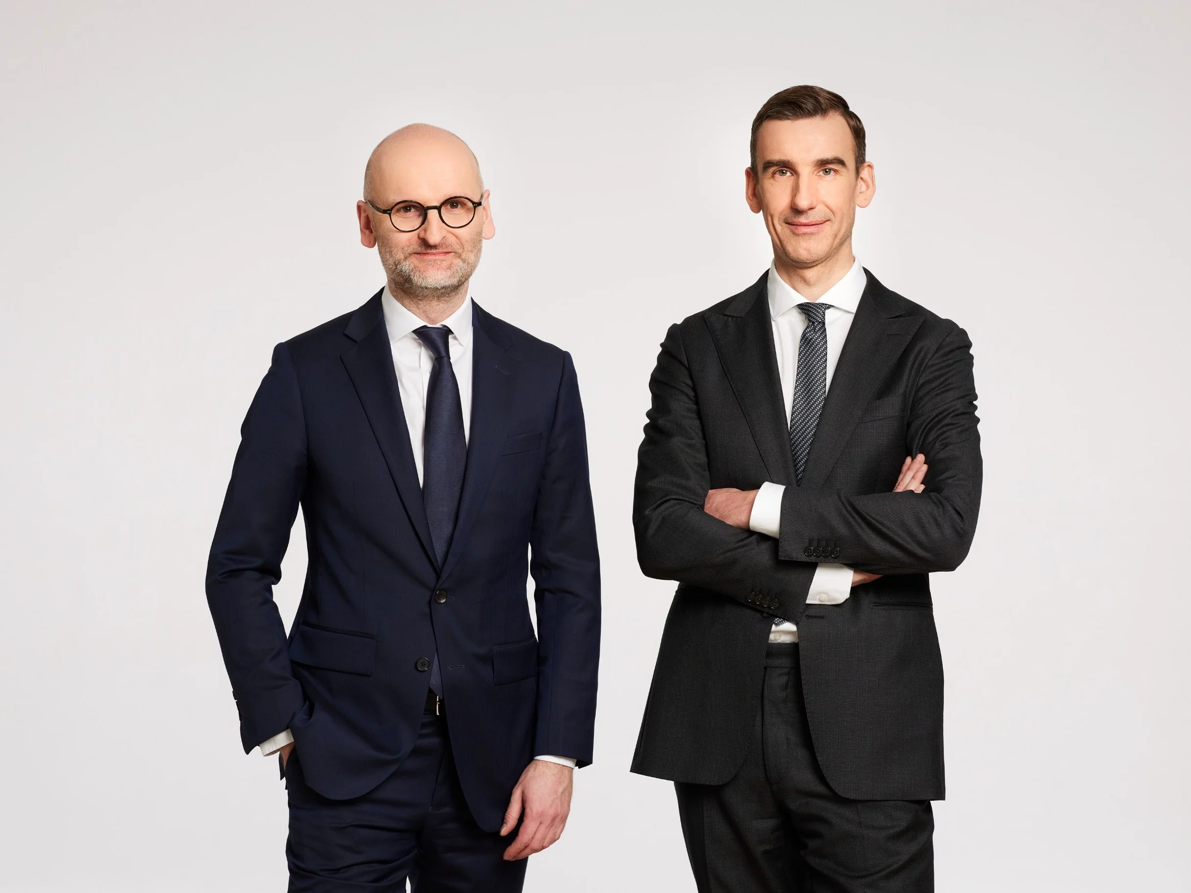 Bartłomiej Kordeczka (z lewej) i Jakub Marcinkowski, partnerzy współzarządzający Pinsent Masons w Polsce