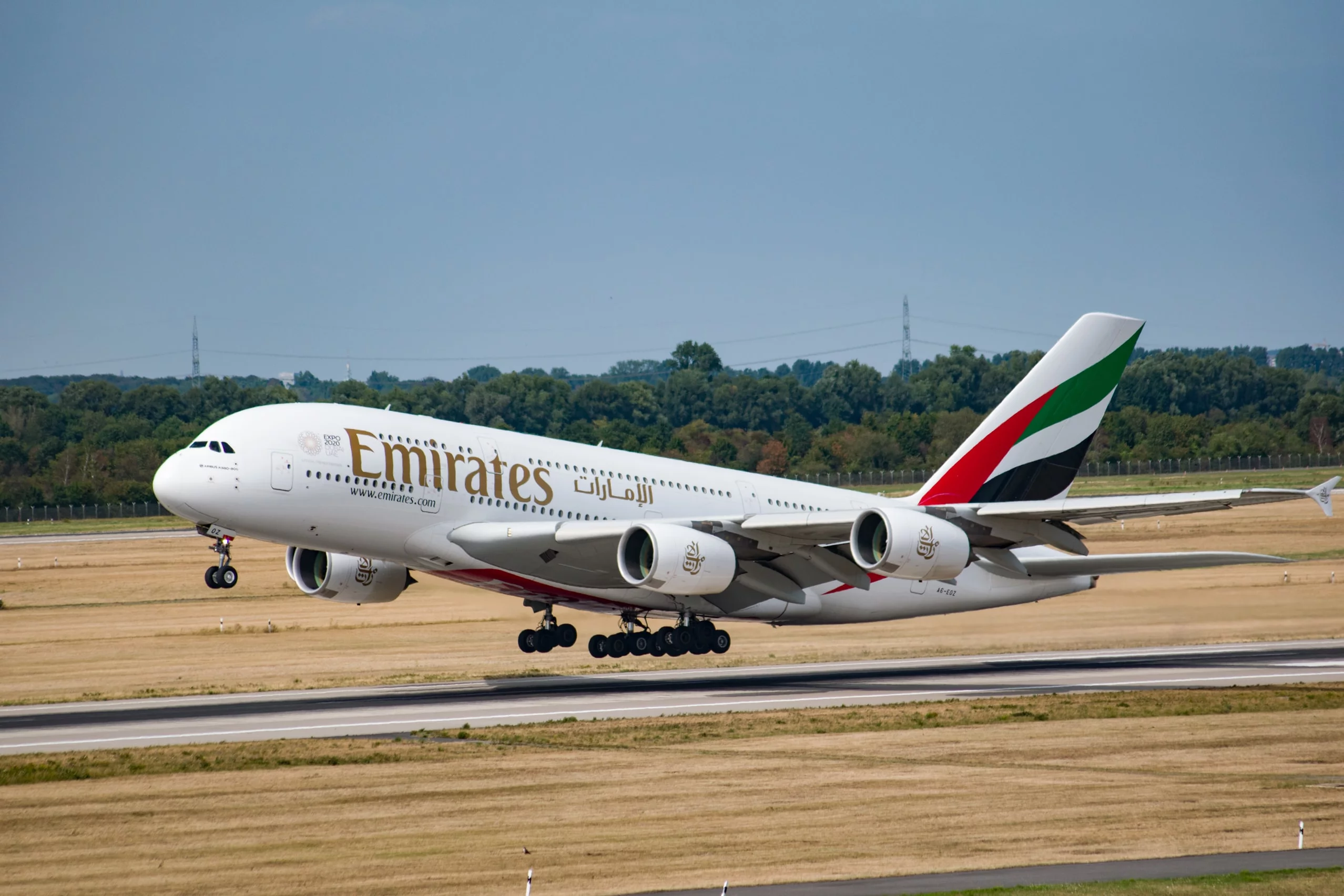 Airbus a380 linii Emirates