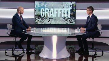 Piotr Müller w programie "Graffiti"