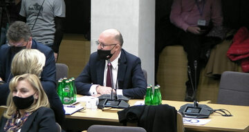 Piotr Wawrzyk na posiedzeniu połączonych komisji w Sejmie