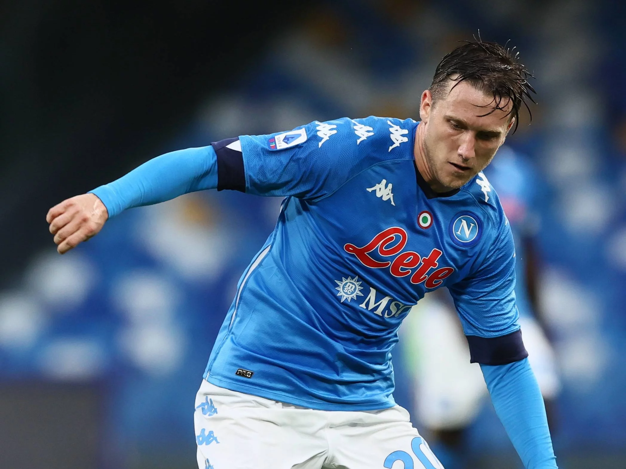 Piotr Zieliński w barwach Napoli