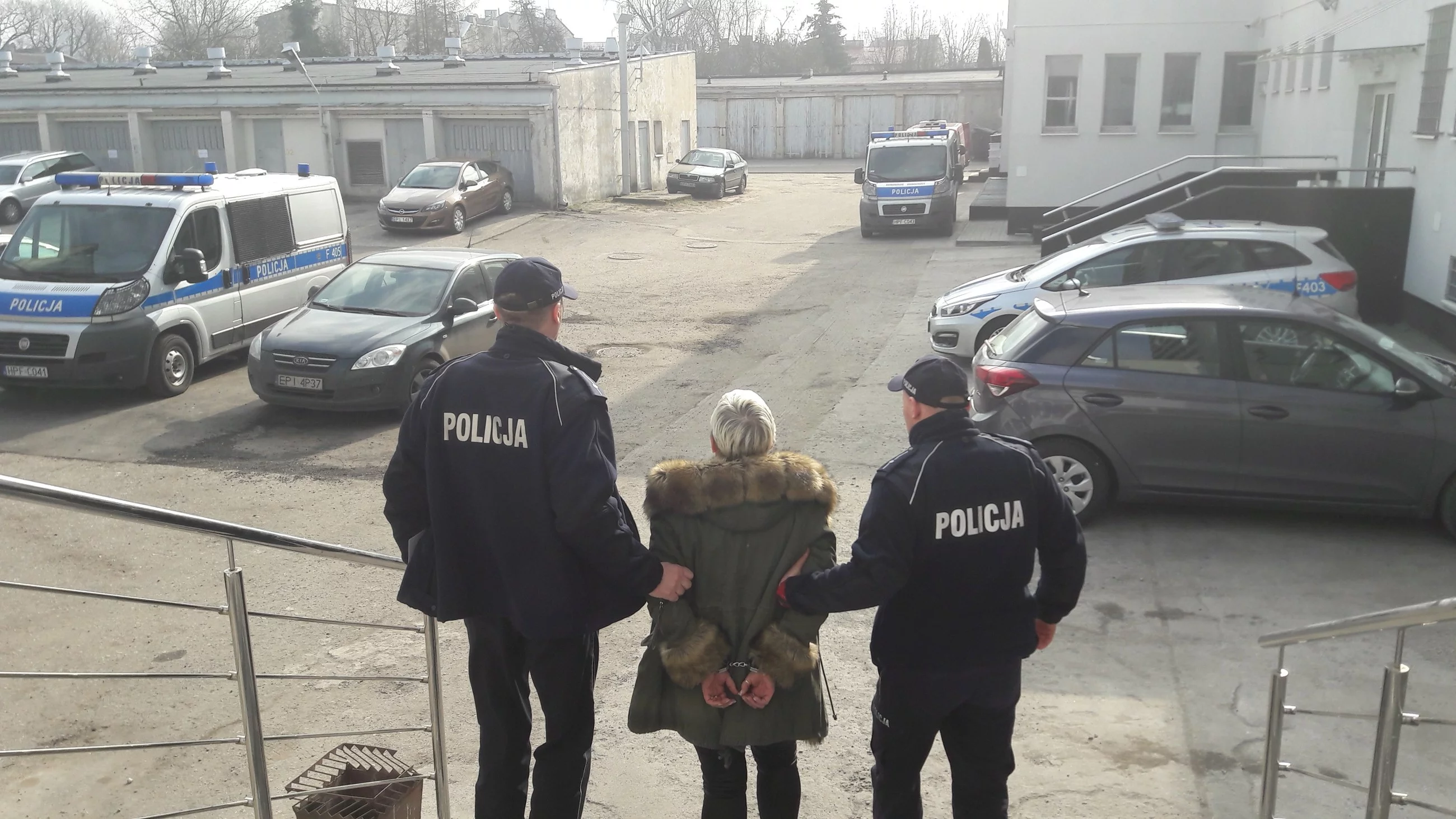 Zatrzymana przez policję