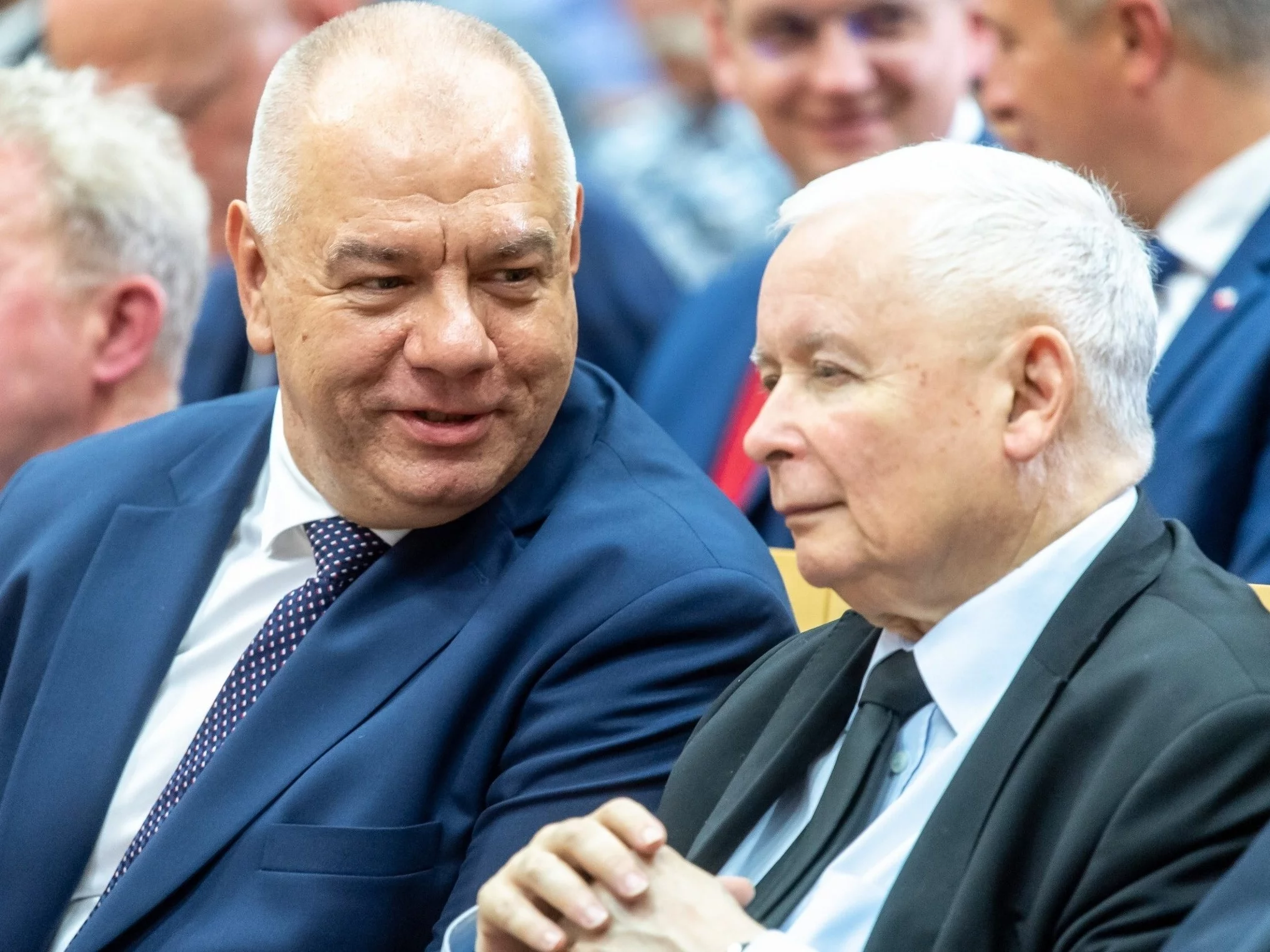 Jacek Sasin i Jarosław Kaczyński