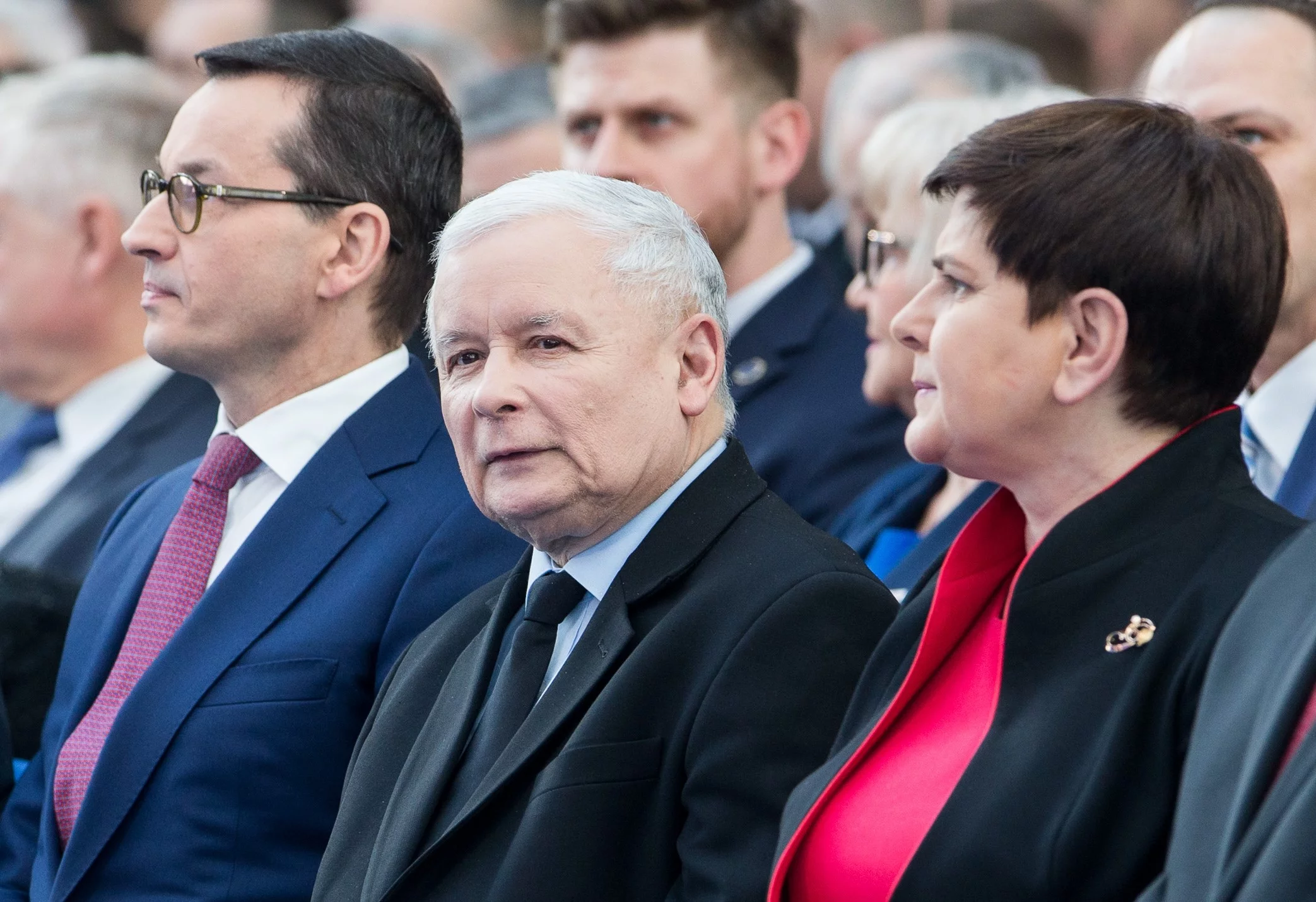 Mateusz Morawiecki, Jarosław Kaczyński, Beata Szydło