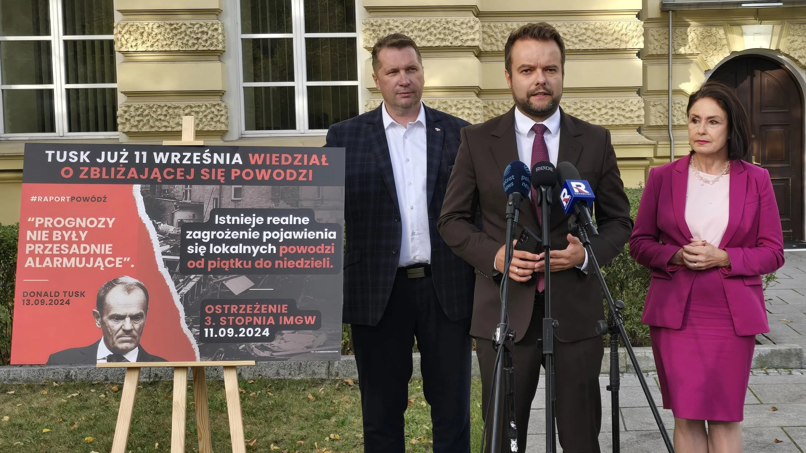 Przemysław Czarnek, Rafał Bochenek i Agnieszka Wojciechowska van Heukelom