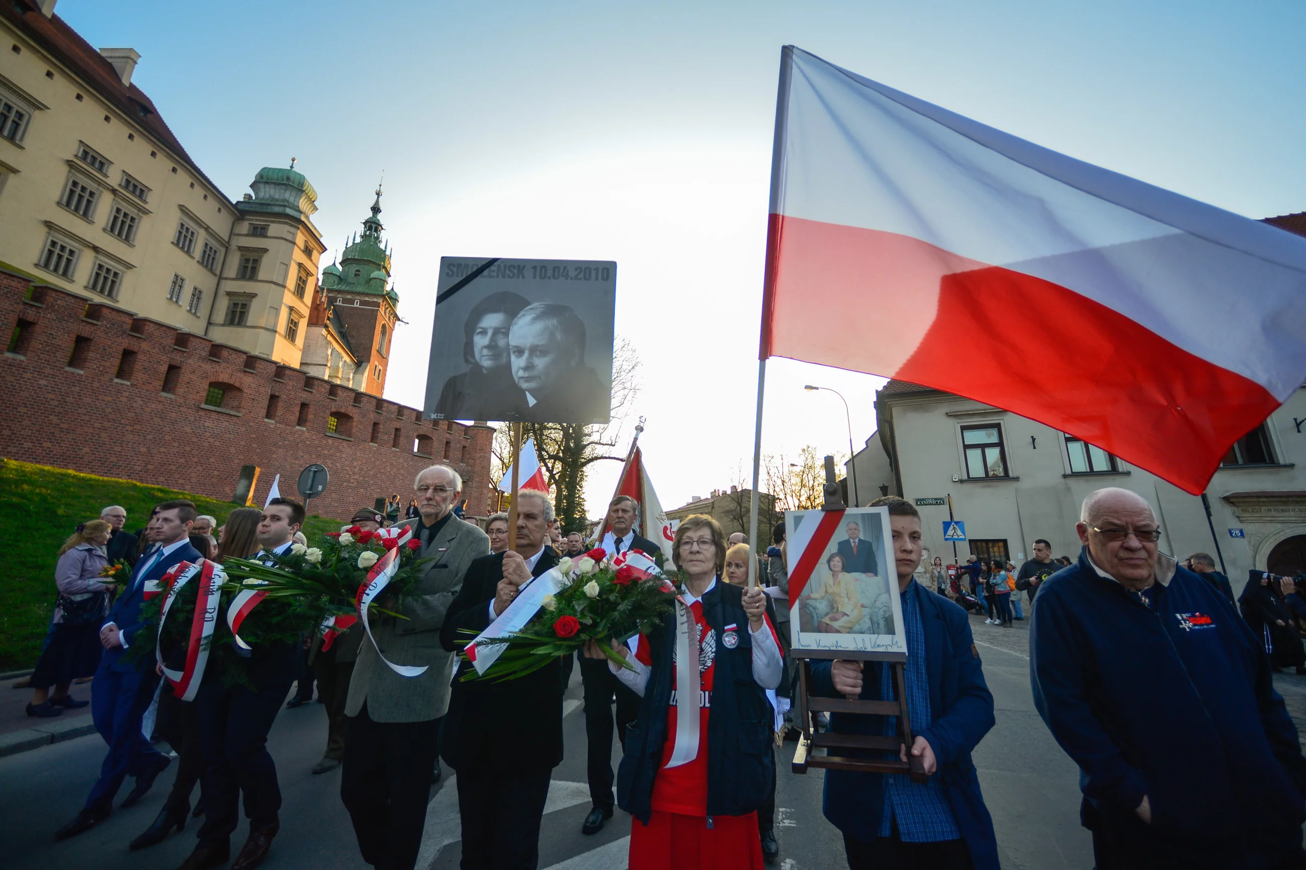 Obchody rocznicy katastrofy smoleńskiej w 2017 r. w Krakowie