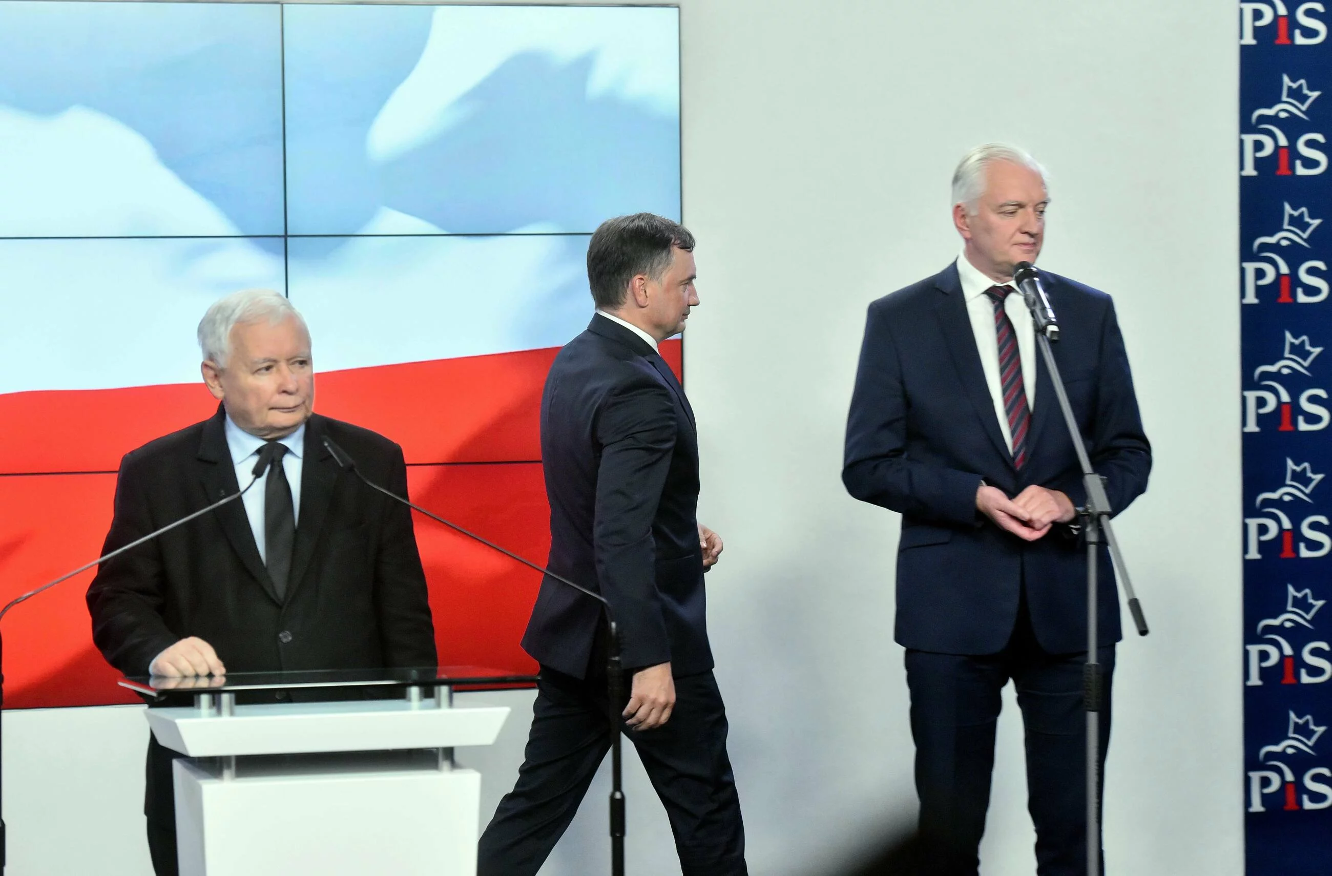 Jarosław Kaczyński, Zbigniew Ziobro i Jarosław Gowin