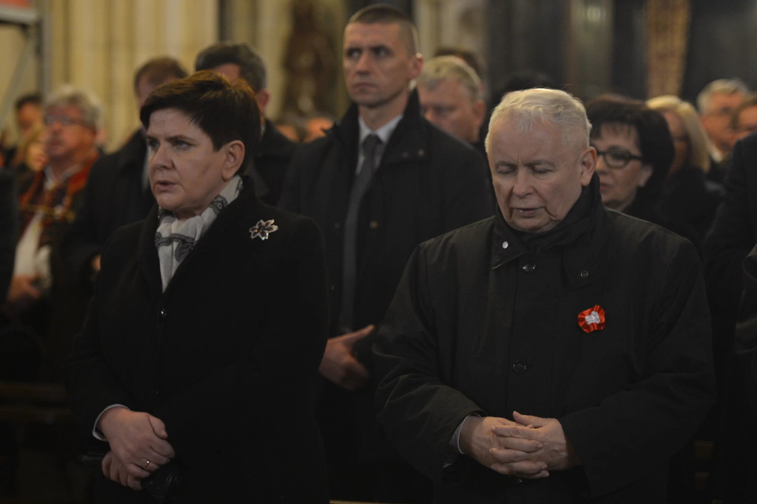 Beata Szydło i Jarosław Kaczyński na uroczystościach 11 listopada