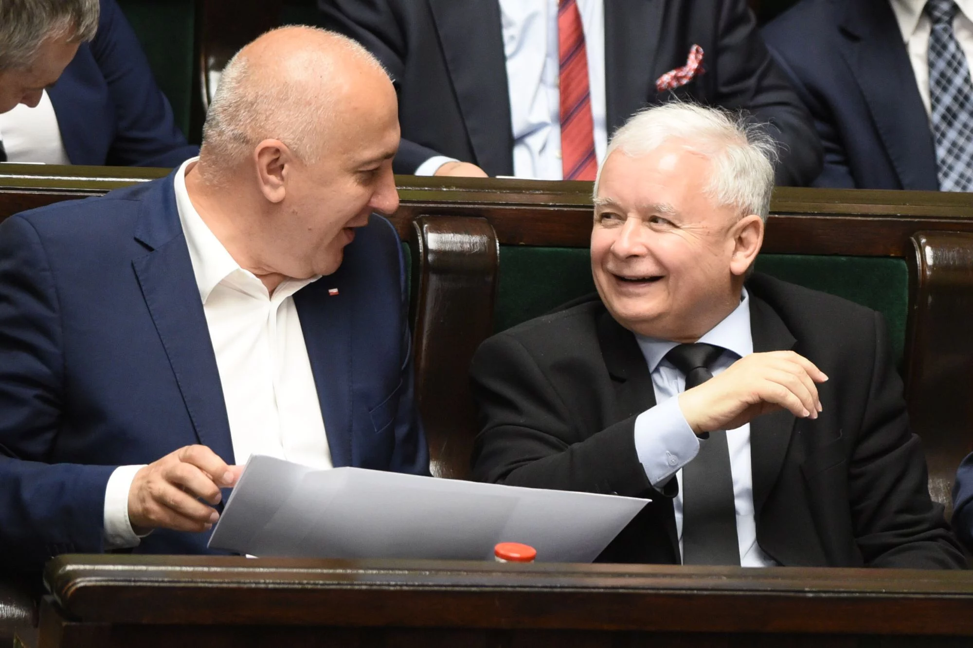 Joachim Brudziński i Jarosław Kaczyński