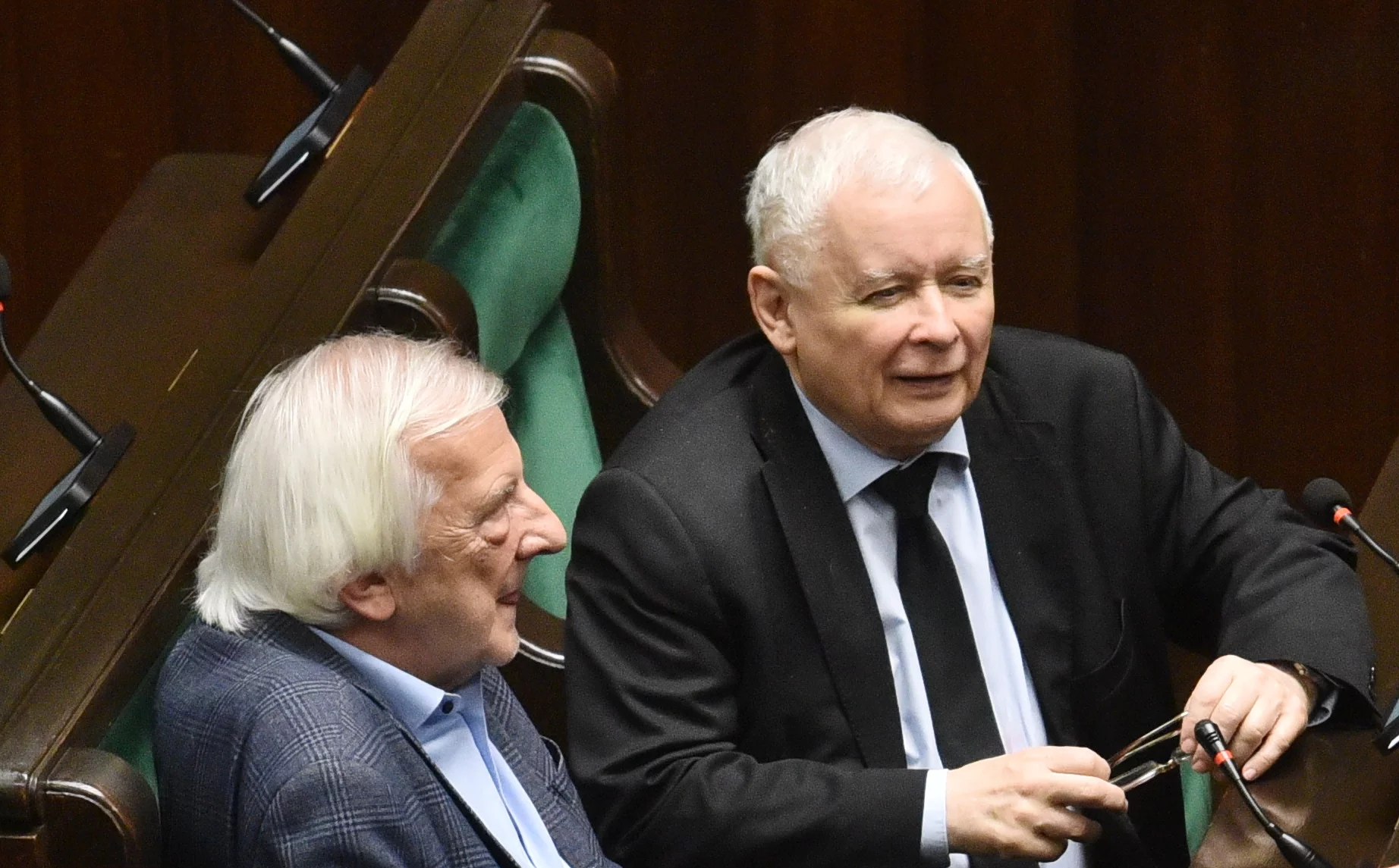 Ryszard Terlecki i Jarosław Kaczyński