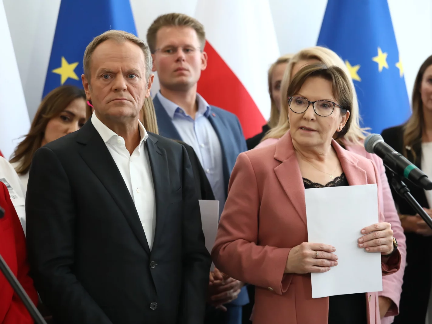 Donald Tusk i Ewa Kopacz