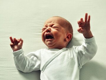Płaczące dziecko, zdjęcie ilustracyjne