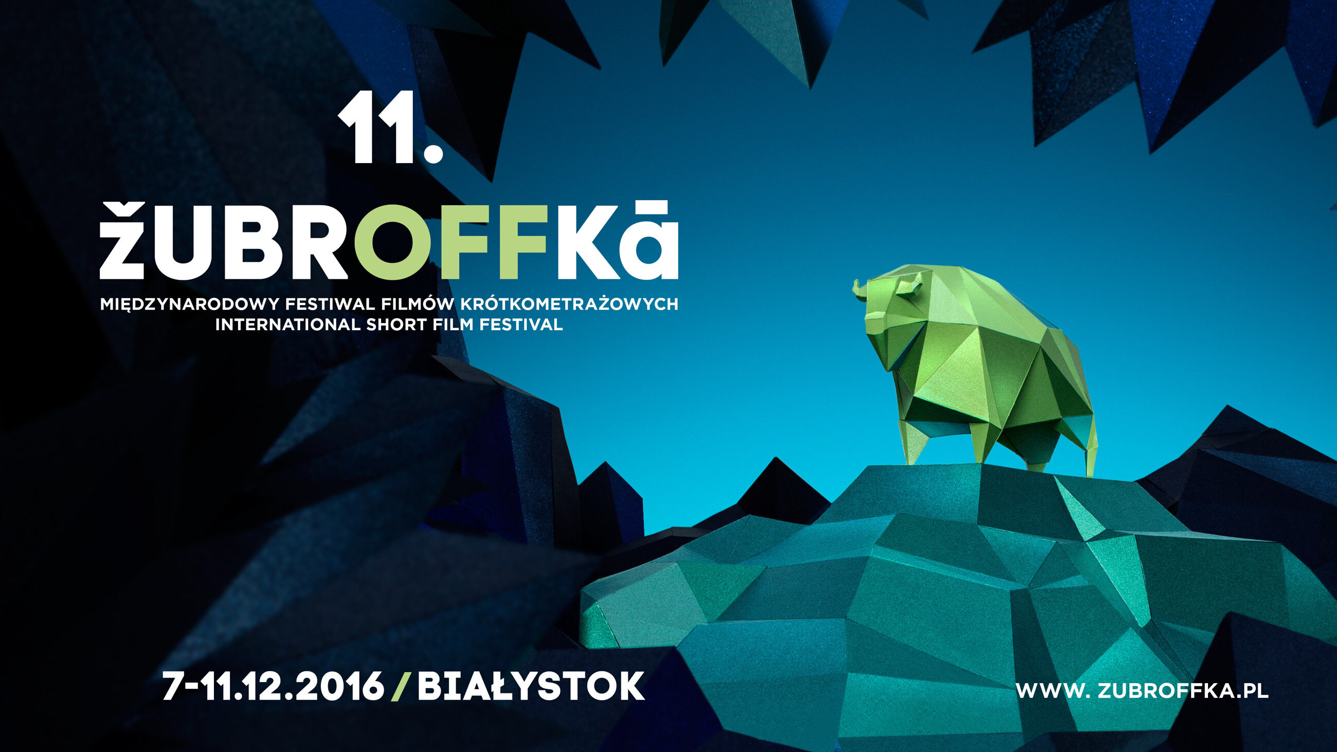 plakat 11 edycji Festiwalu ŻubrOFFka