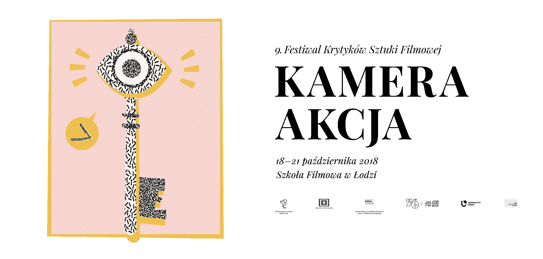 plakat 9. edycji Festiwalu Kamera Akcja