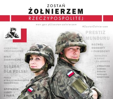 Plakat akcji "Zostań żołnierzem"
