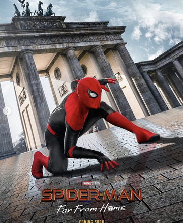 Plakat do filmu „Spiderman: Far from home”