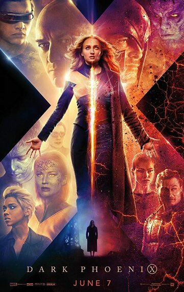 Plakat do filmu "X-Men: Mroczna Phoenix"