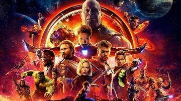plakat filmu "Avengers: Wojna bez granic" (2018)