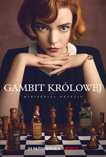 Plakat serialu „Gambit królowej”