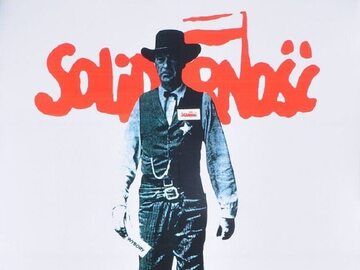 Plakat „Solidarności” nawiązujący do kadru z filmu „W samo południe” stał się symbolem wyborów kontraktowych
