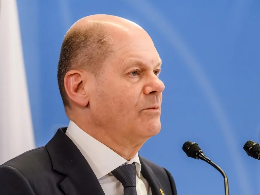 Kanclerz Niemiec Olaf Scholz.