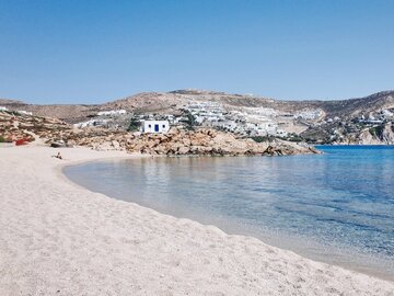 Plaża Agrari, Mykonos