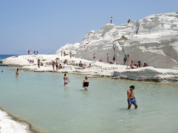 Plaża Sarakinikow Grecji