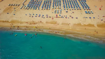 Plaża w Rimini, zdjęcie ilustracyjne