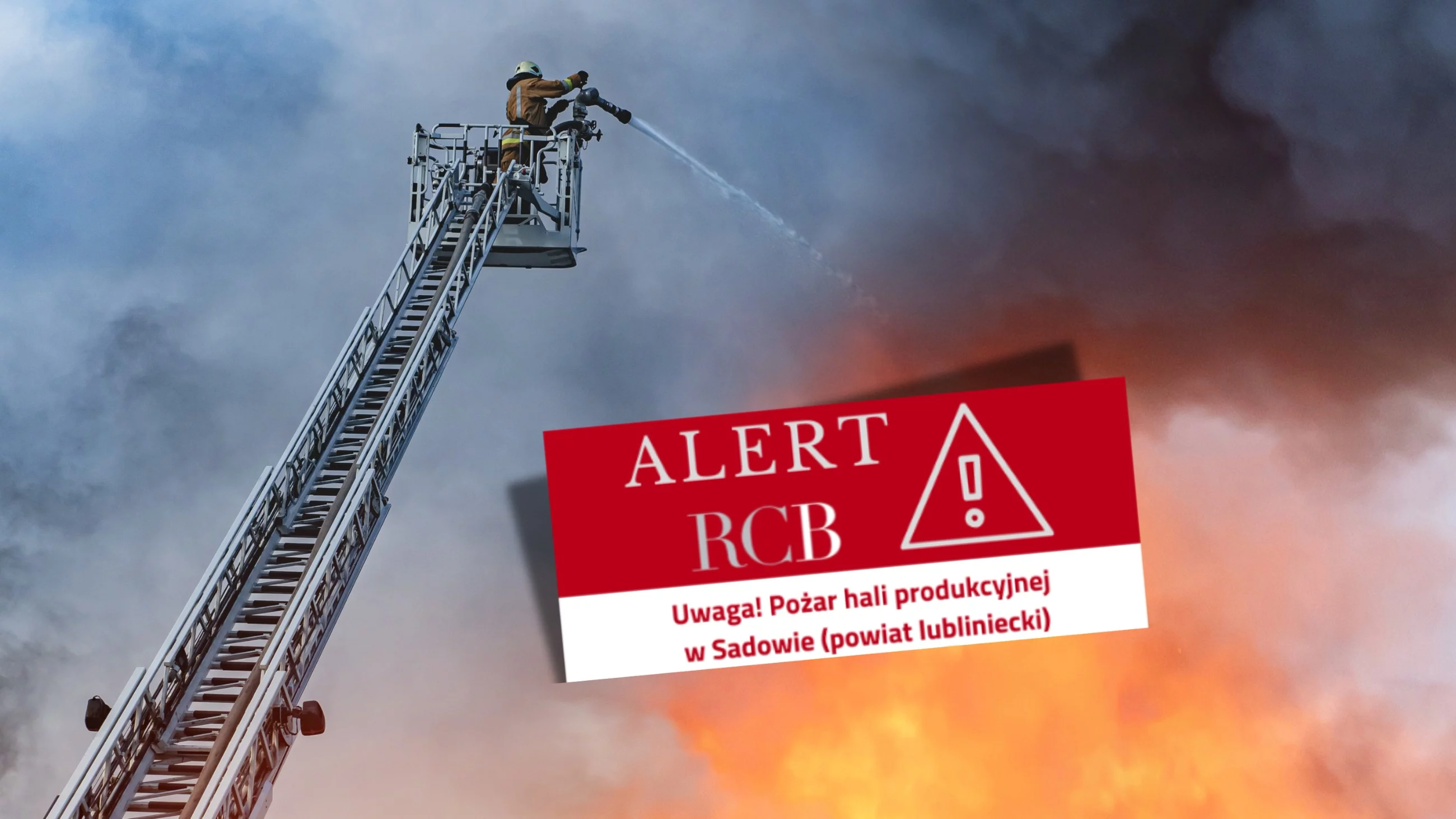 Toksyczne opary i ewakuacja mieszkańców. RCB wydało alert