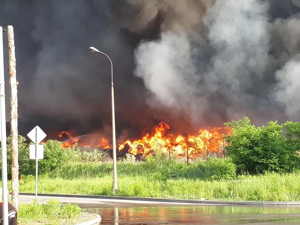 Pożar w Zgierzu