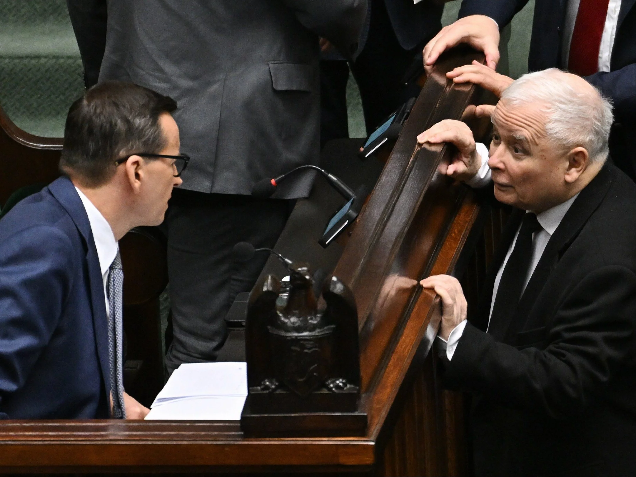 Mateusz Morawiecki i Jarosław Kaczyński