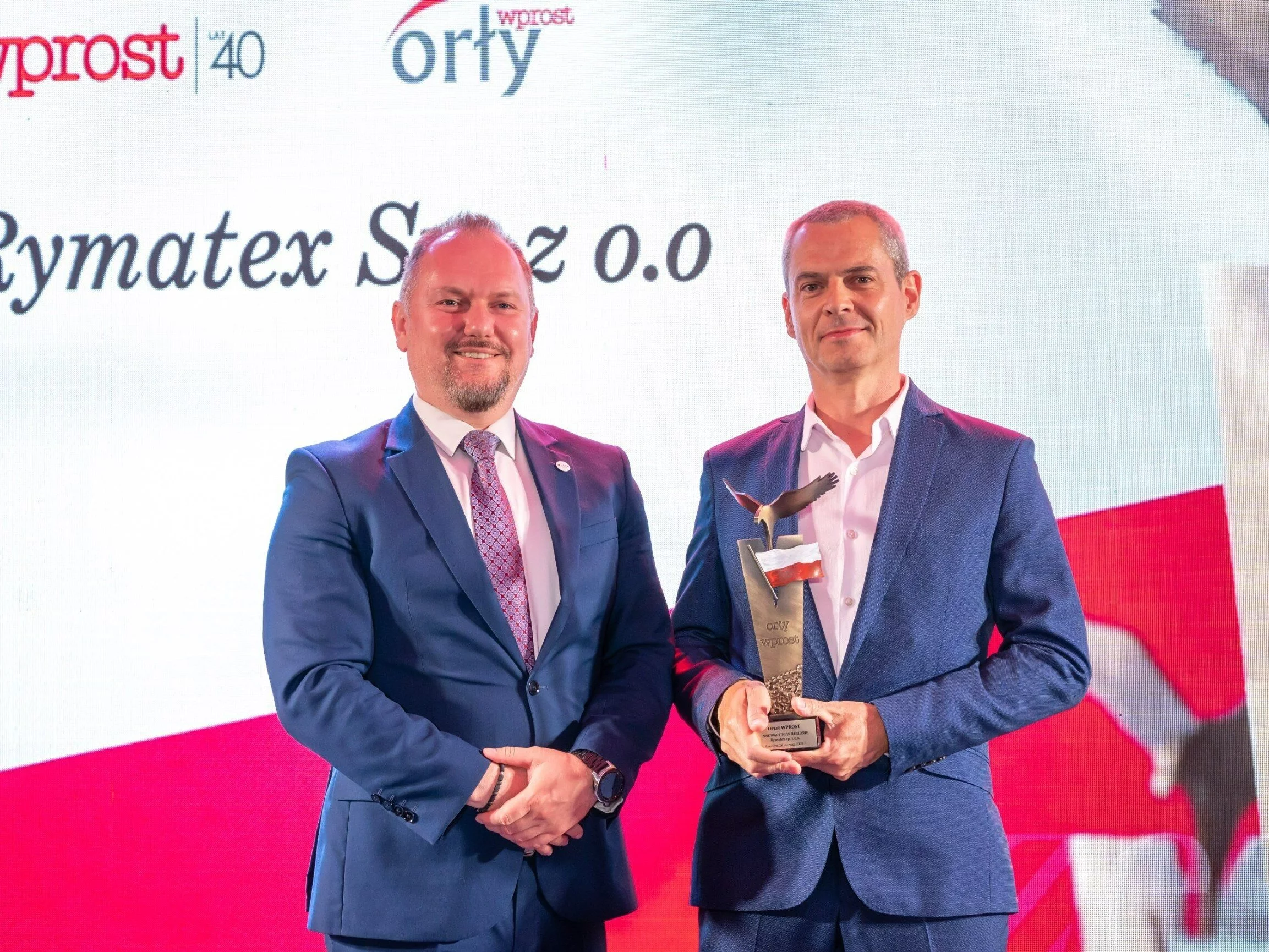 Gala „Orłów Wprost” województwa podkarpackiego Wojciech Knap, Dyrektor Naczelny, Prezes Zarządu firmy Rymatex