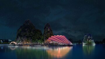 Pływający teatr w Wietnamie