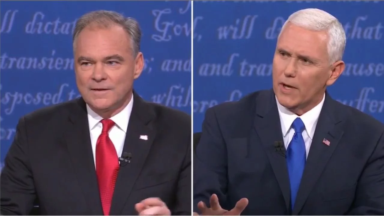 Tim Kaine i Mike Pence